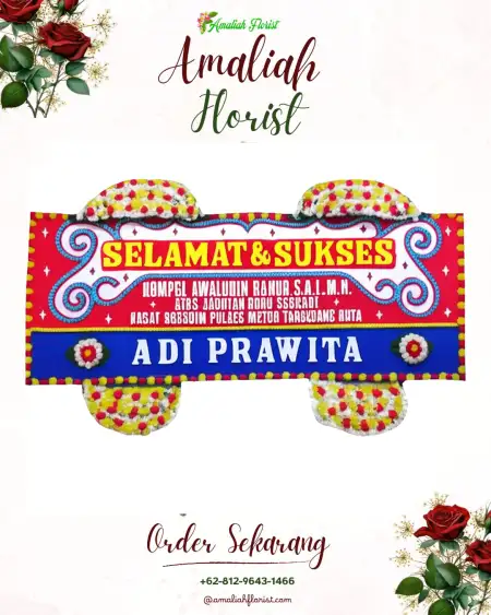 Papan Bunga Ucapan Selamat Colo